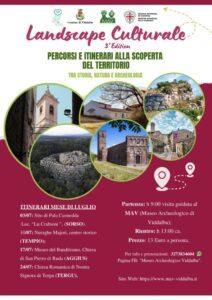 landscape culturale III edizione, date di luglio