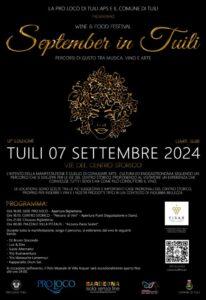 Programma di September in Tuili, 7 agosto 2024