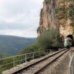 Trenino verde della Sardegna, tratta Mandas-Arbatax. Foto da Wikimedia Commons.