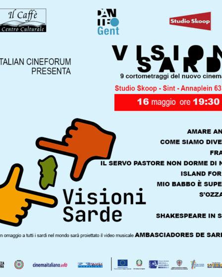 Visioni sarde fa tappa a Gent il 16 maggio: la locandina.