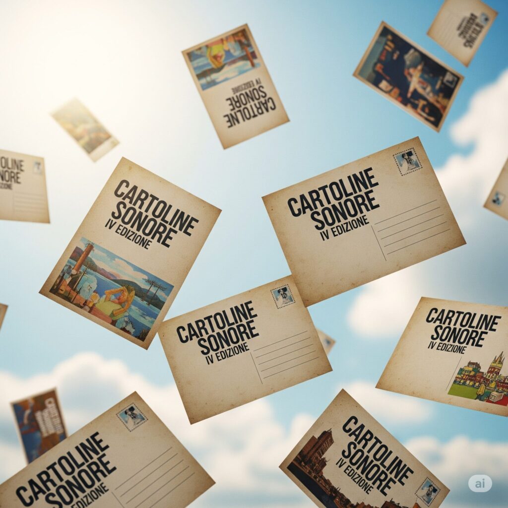 Cartoline Sonore IV edizione - 19 e 26 luglio, 8 agosto e 6 settembre 2025.