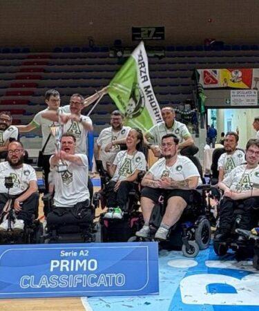 I Madracs Udine vincono il campionato di Serie A2 di hockey in carrozzina eletrica.