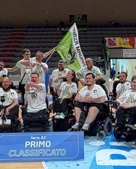 I Madracs Udine vincono il campionato di Serie A2 di hockey in carrozzina eletrica.