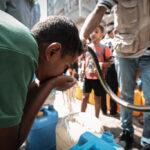Garroni denuncia la situazione dei Palestinesi nella Striscia di Gaza. JFoto: uman Tamimi per Azione Contro la Fame.