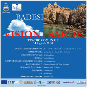Visioni Sarde approda a Badesi. locandina.