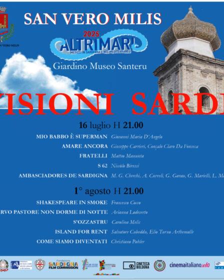 Visioni Sarde a San Vero Milis, 16 luglio e 1 agosto. Immagine free press.