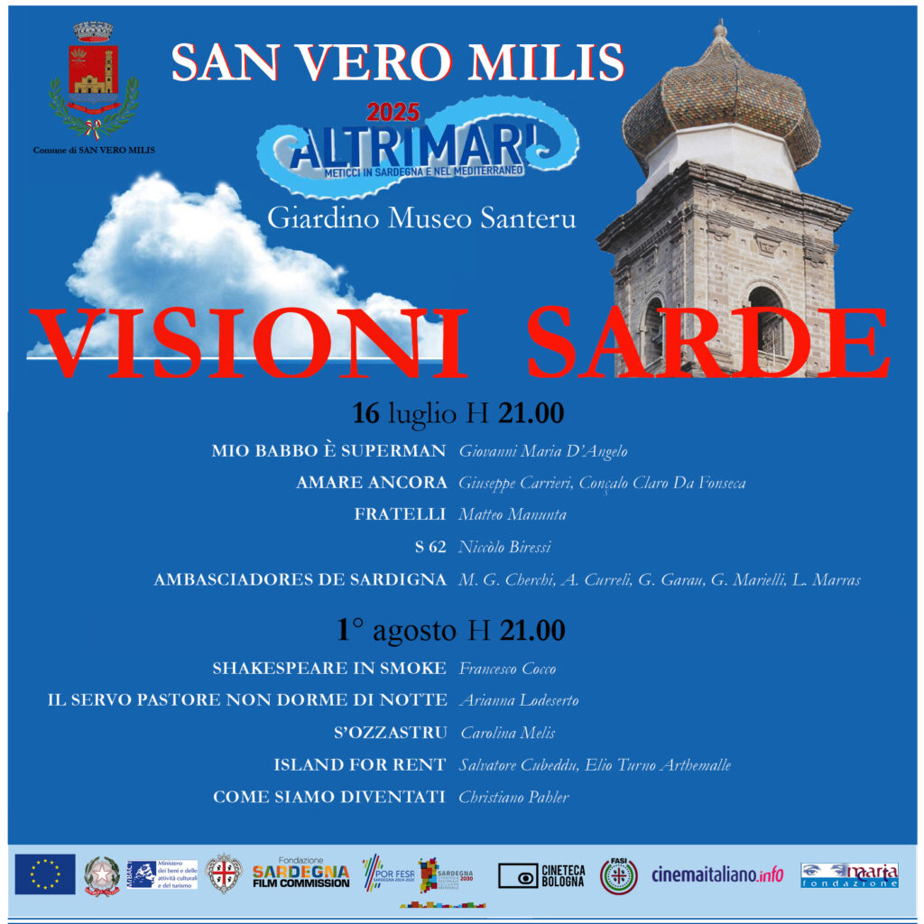 Visioni Sarde a San Vero Milis, 16 luglio e 1 agosto. Immagine free press.