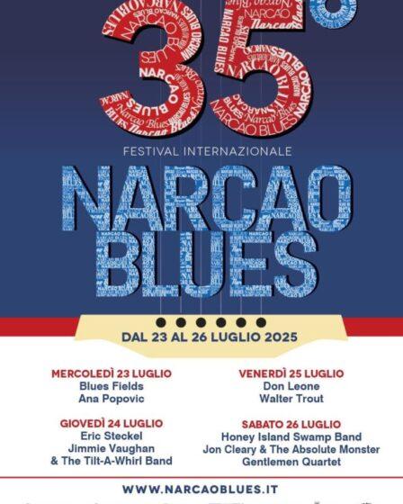 Narcao Blues 2025, locandina.