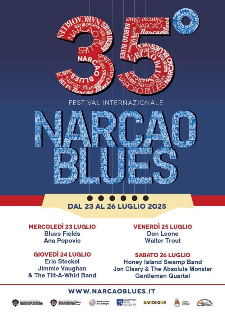 Narcao Blues 2025, locandina.