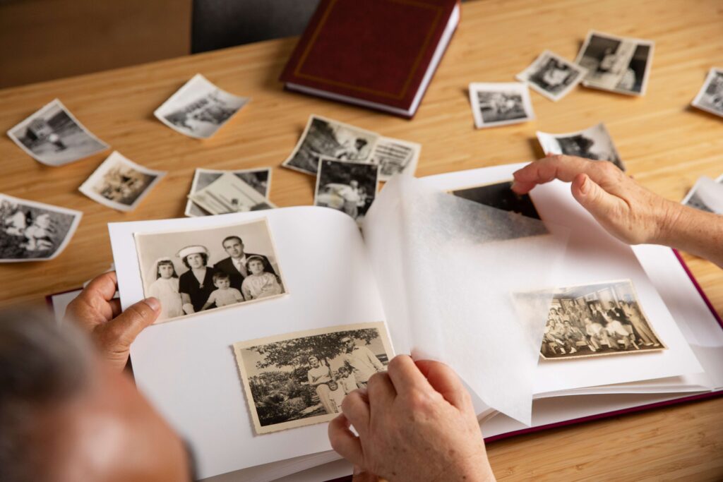 Restauro delle foto di famiglia