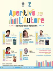 Aperitivo con l'Autore 2025, locandina.